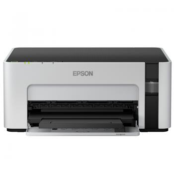 爱普生（EPSON）M1108/M1128墨仓式黑白打印机A4小型连供家用办公 家庭作业 企业办公 M1108标配 黑白喷墨打印机
