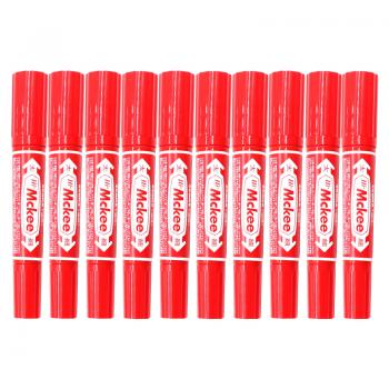 斑马MO-150-MC(红色)大双头油性记号笔