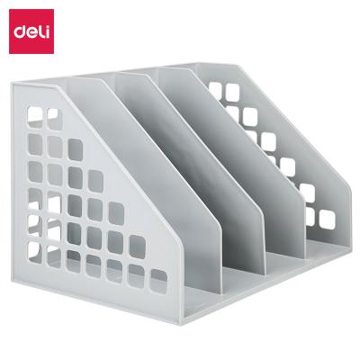 得力(deli) 9840四联一体文件框(浅灰色)(个)