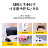 得力(deli)9545(黑)5#长尾票夹12只/盒