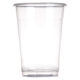 妙洁 一次性塑料杯子 商用加厚航空杯240ml*100只/包